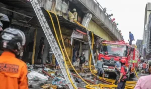 Kebakaran di Kemayoran