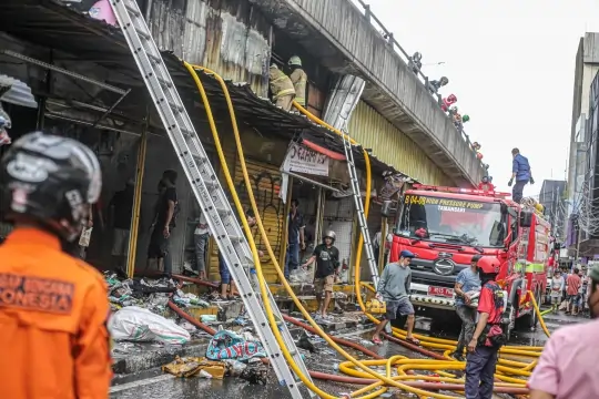 Kebakaran di Kemayoran